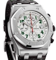 Royal Oak Offshore Pride of Mexico Titanium on Strap with White Dial - Limited to 200 pcs