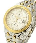 Huitieme Chronograph  2-Tone Chronograph in Steel and Yellow Gold Bezel on Steel and Yellow Gold Bracelet with Silver Dial