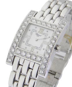 Your Hour H Watch  with Diamond Case White Gold on Bracelet  - MOP Dial