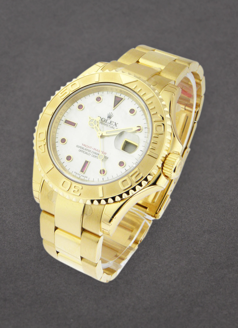 Pre-Owned Rolex Yachtmaster Large Size 40mm in Yellow Gold