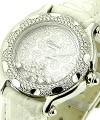 Happy Sport Snowflake - 32mm Size with Diamond Bezel Steel with Snowflakes Dial