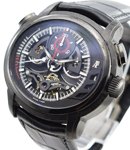 Millenary Carbon One Tourbillon - LE to 120 pcs. Forged Carbon on Strap with Skeleton Dial