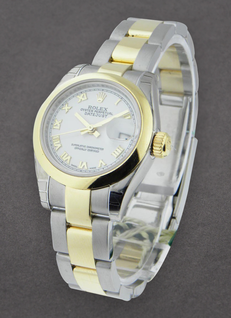 Rolex Unworn Datejust 26mm in Steel with Yellow Gold Smooth Bezel