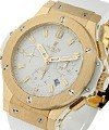 Big Bang  Evolution 44mm in Rose Gold on White Rubber Strap with White Dial