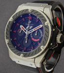 F1 King Power Chronograph in Zicronium - LE to 500 pcs. on Black Rubber Strap with Black Dial