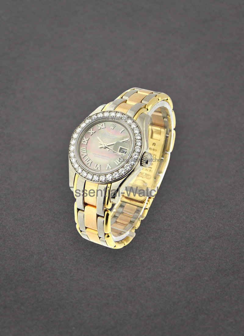 Pre-Owned Rolex Tridor Masterpiece in YellowGold with 32 Diamond Bezel