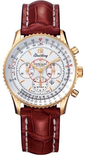 Breitling Navitimer Montbrillant Chronograph in Yellow Gold