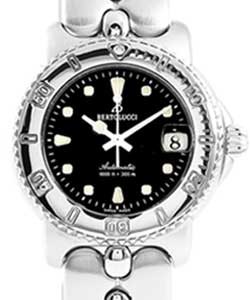 Diver in Steel on Steel Bracelet with Black Dial