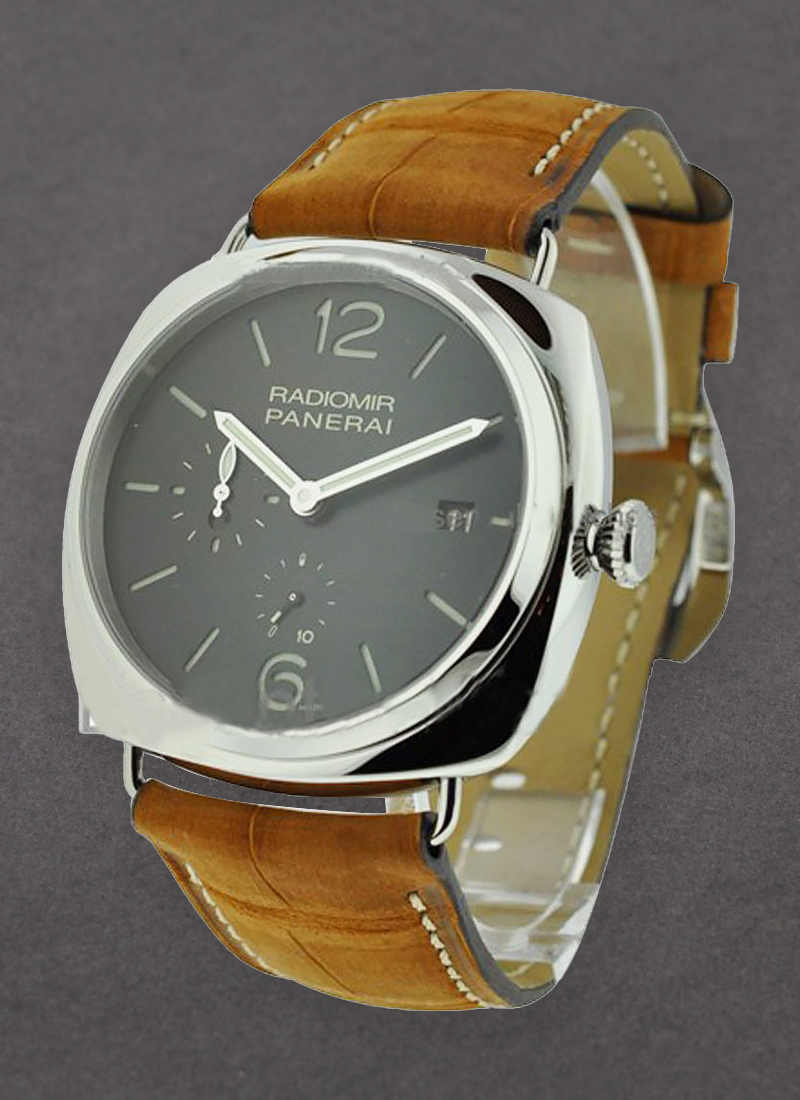 Panerai PAM 323 - Radiomir 47mm GMT with AM/PM Indicator in Steel