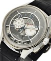AMVOX2 Chronograph DBS in Platinum - LE to 100 pcs. Platinum on Strap with Grey Dial 