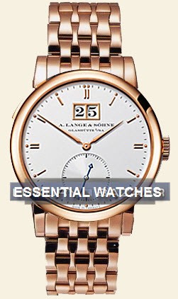 Saxonia in Rose Gold On Rose Gold Bracelet with Silver Dial