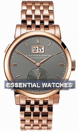 Saxonia in Rose Gold On Rose Gold Bracelet with Grey Dial