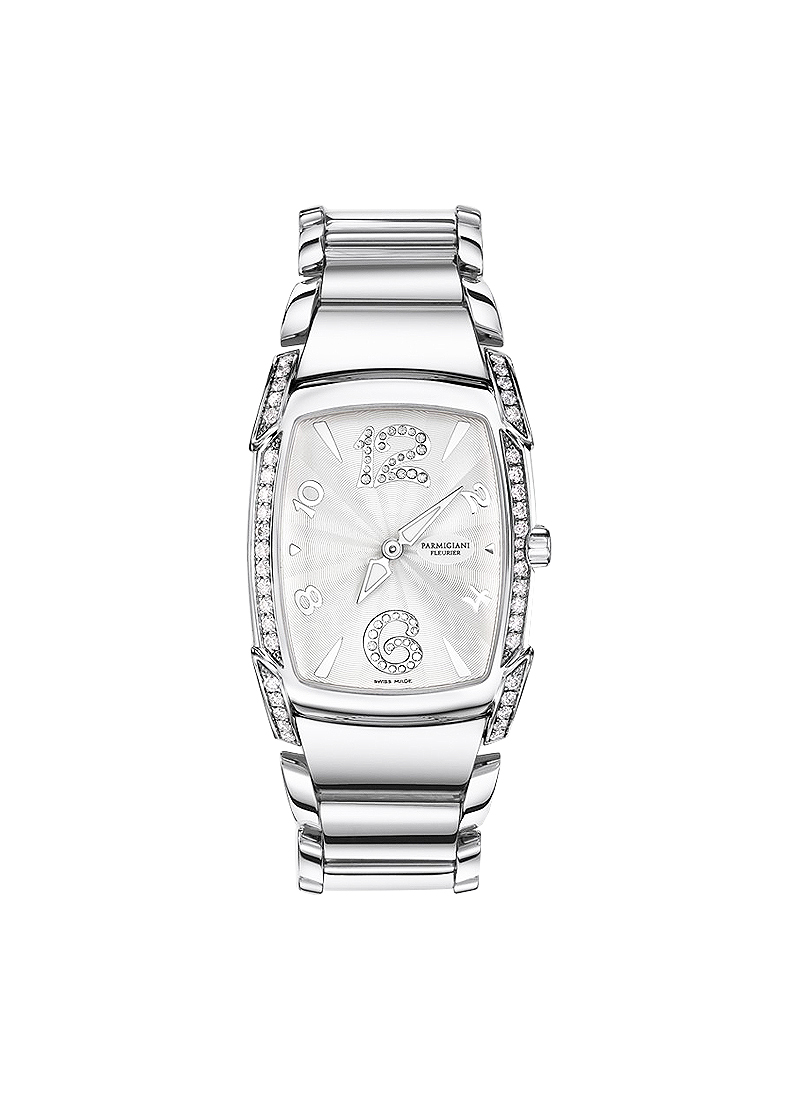 Parmigiani Kapla Donna 34.8mm Automatic in Steel with Diamond Bezel