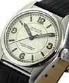 Vinatage Bubblebk Steel on Strap with Silver Dial