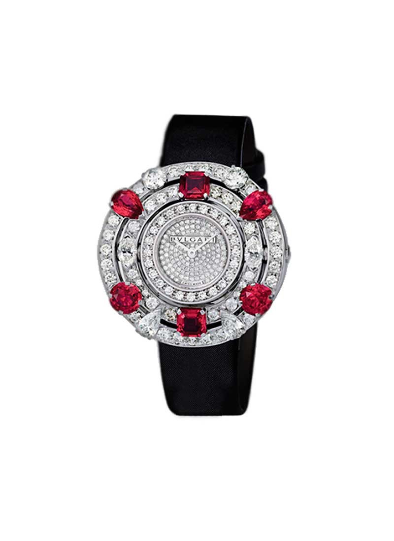 Bvlgari Cerchi - Diamond and Ruby Bezel