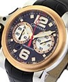 Chronofighter RAC Trigger   Steel with Rose Gold Bezel on Strap