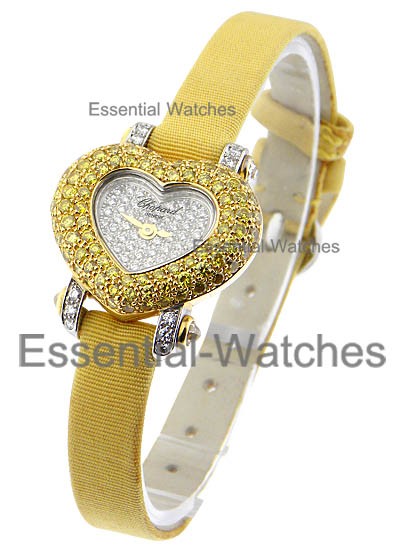 Chopard  Haute Joaillerie - Heart with  Yellow Diamond Bezel