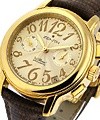 Chronomaster Star El Primero Yellow Gold on Strap with Champagne Dial