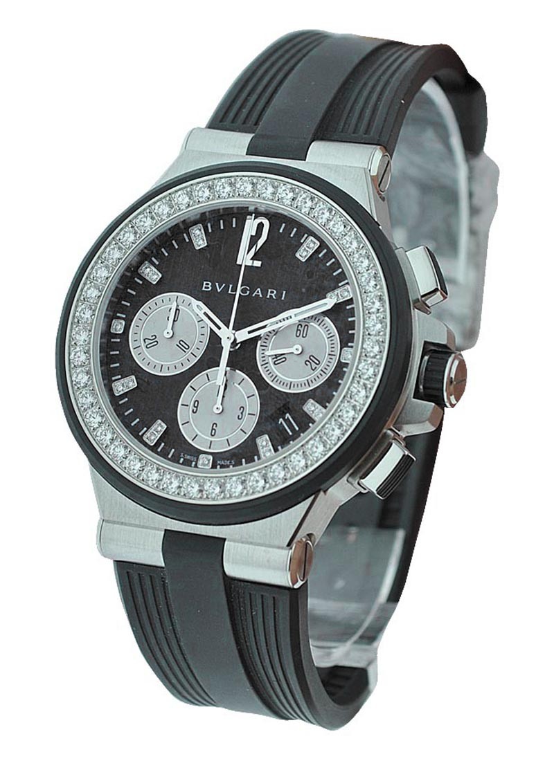 101756DG40BSDVDCH/8 Bvlgari Diagono 40mm Steel | Essential Watches