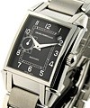 Vintage 1945 with Small Seconds Steel on Bracelet with Black Dial