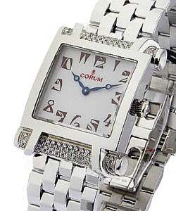Antika Ladies Watch in White Gold with Diamonds on White Gold Bracelet with White Dial