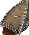  Rocket Watch - Ladies with Diamond Bezel Steel on Strap with Diamond Bezel - Beige Dial