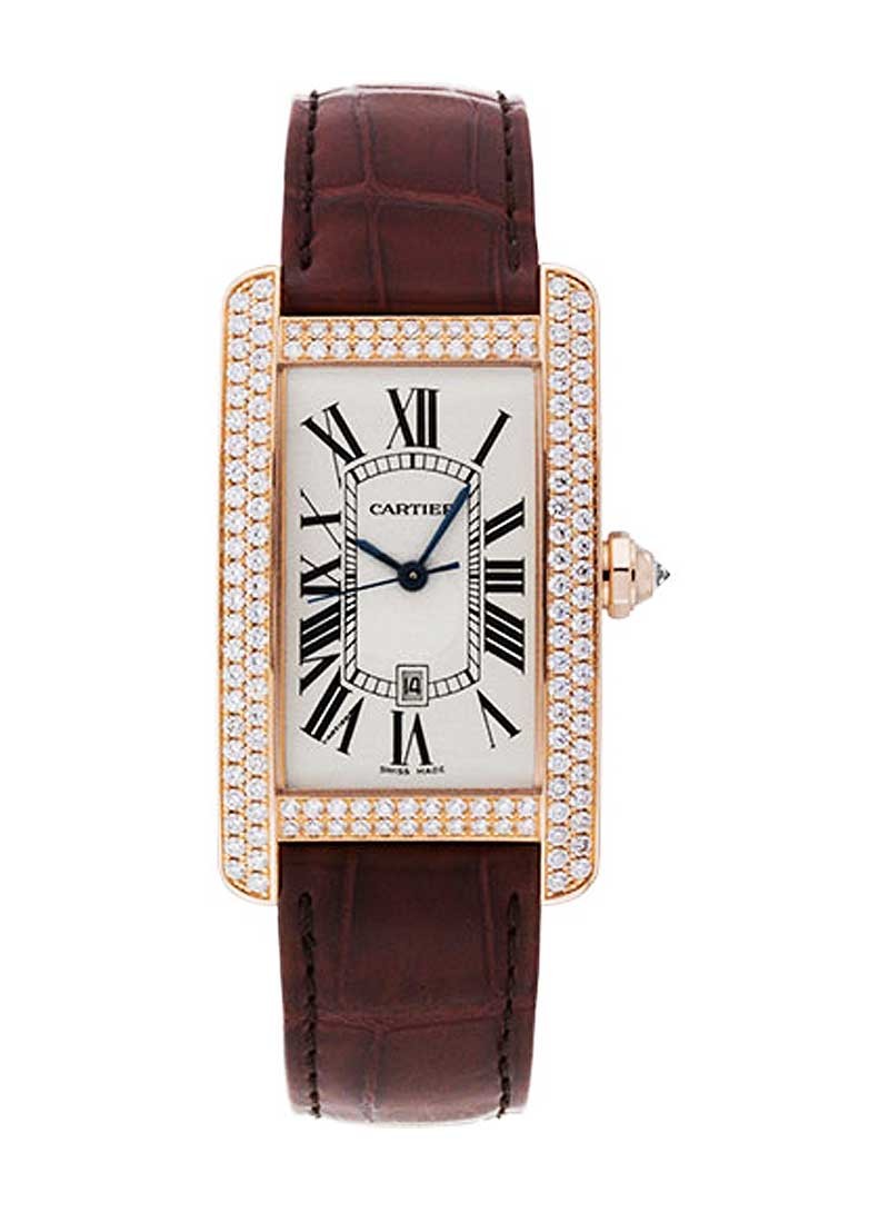 Cartier Tank Americaine Rose Gold