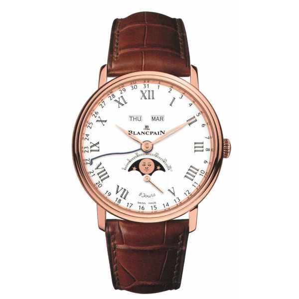 Blancpain Villeret Moon Phase Complete Calendar 42mm Automatic in Rose Gold- Limited 275pcs