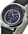L.U.C. 4.96 Series White Gold on Strap with Black Dial