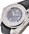 World Time WWTC Power Reserve in Steel Steel on Strap with Blue Dial