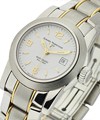 Lady F - 2-Tone Steel on Bracelet with Yellow Gold Accents - White Dial