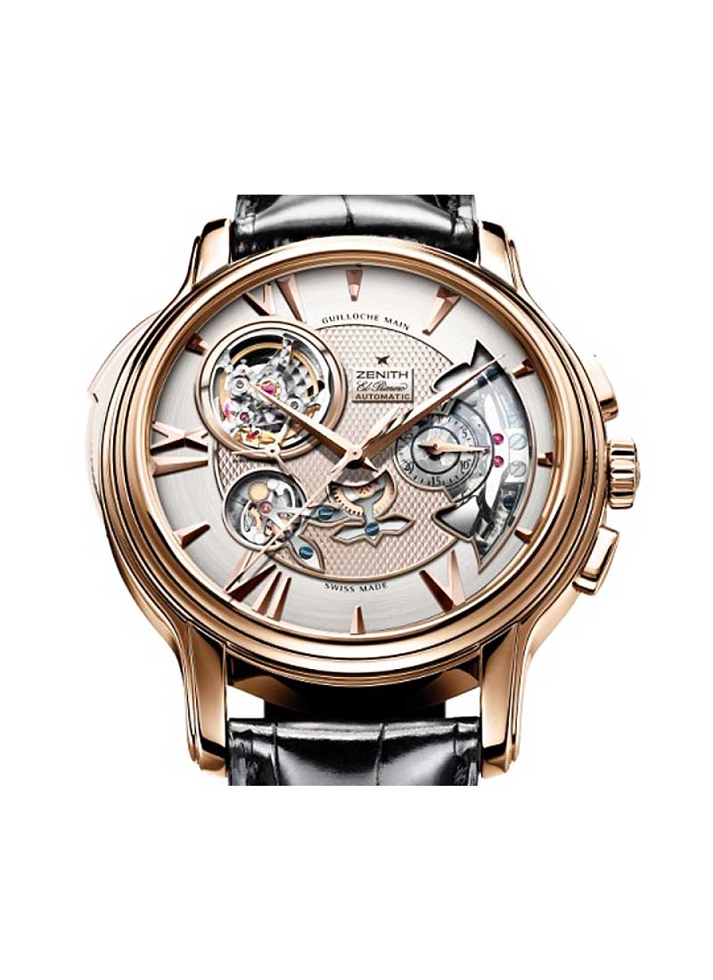 Zenith Academy Open Repetition Minutes in Rose Gold