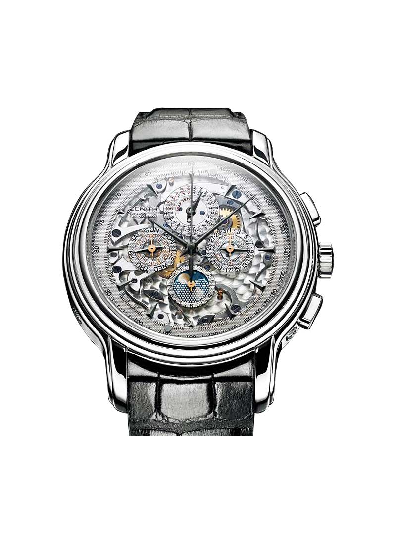 Zenith Academy Quantieme Perpetual Concepts in White Gold