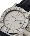 Bvlgari-Bvlgari 26mm Men's in Steel Steel on Strap with White Dial