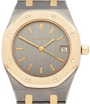 Royal Oak Mens 36mm Automatic Two-Tone Tantalum and Rose Gold on Bracelet with Grey Dial