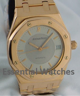 Royal Oak Nick Faldo  - Limited Edition of 325 pcs in Rose Gold on Rose Gold Bracelet with Silver Dial