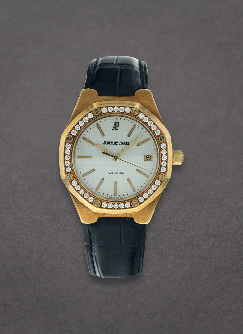 Audemars Piguet Royal Oak Automatic in Yellow Gold with Diamond Bezel