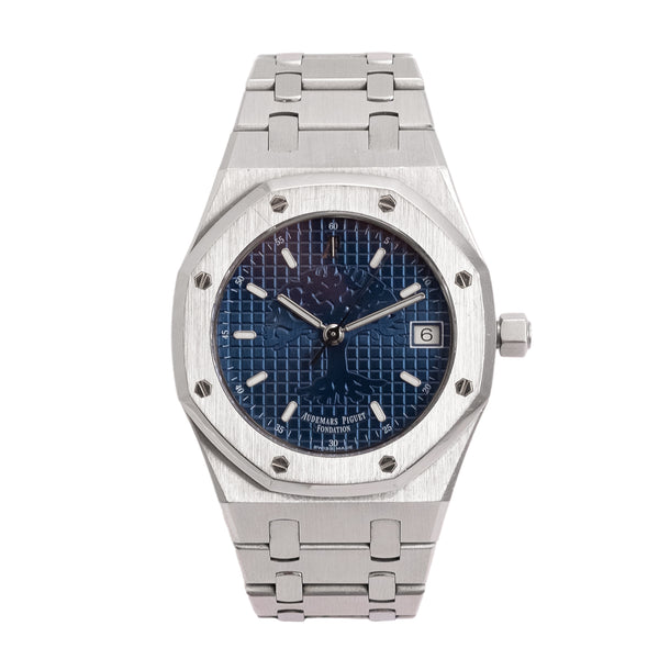 Royal Oak Foundation Time for the Trees - Ltd to 450  Steel on Bracelet with Blue Dial