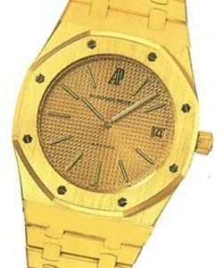 Royal Oak Automatic Jumbo Automatic in Yellow Gold Yellow Gold on Bracelet with Champagne Dial