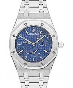 Royal Oak Dual Time in Steel on Steel Bracelet with Blue Dial