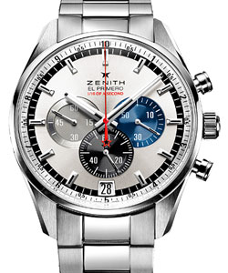El Primero Striking 10th Chronograph in Steel On Steel Bracelet with Silver Dial - Limited Edition of 1969pcs