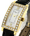 Lady's YG Classique Rectangle with Diamond Case