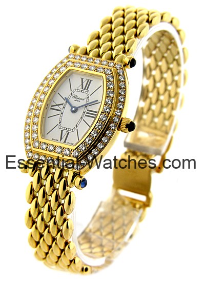 Chopard  Ladys Yellow Gold Classique with Diamond Bezel