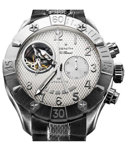 Chronomaster XXT Open Grande Date Moon & Sunphase in Steel on Black Strap with Silver Dial