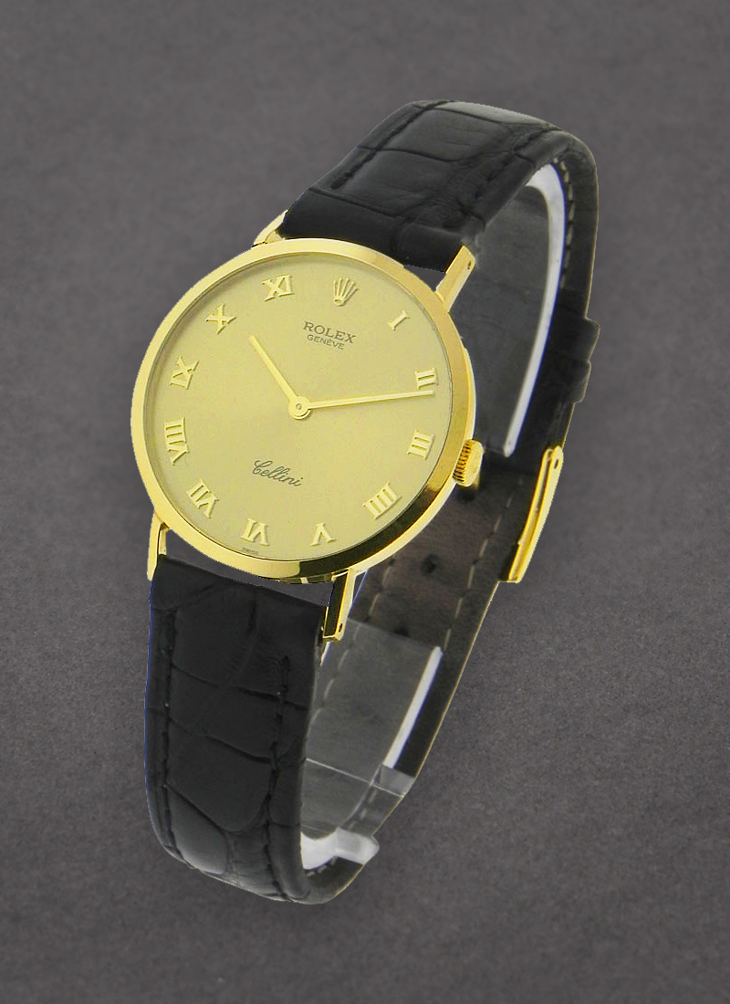 Pre-Owned Rolex Classic Cellini - 32mm - Yellow Gold