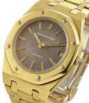 Royal Oak Automatic 36mm  in Yellow Gold on Yellow Gold  Bracelet with Grey Dial