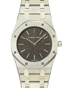 Royal Oak Quartz in Steel Steel on Bracelet with Grey Dial