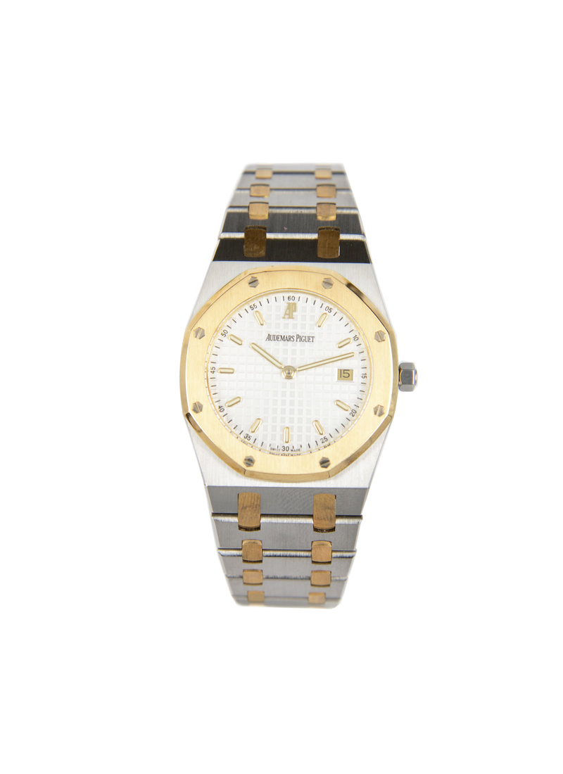 Audemars Piguet Royal Oak Quartz in Steel and Yellow Gold Bezel