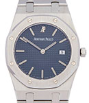 Royal Oak Quartz in Steel Steel on Bracelet with Blue Grey Dial