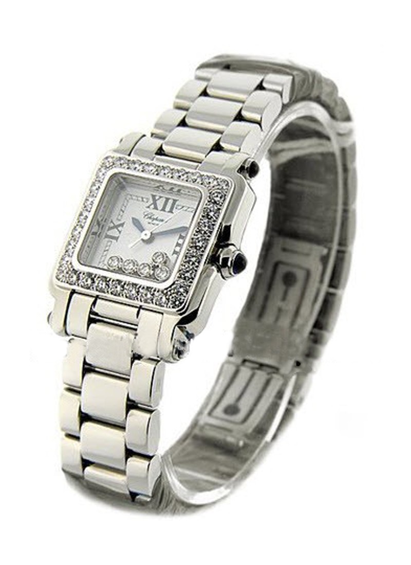 Chopard  Happy Sport Square with Diamond Bezel